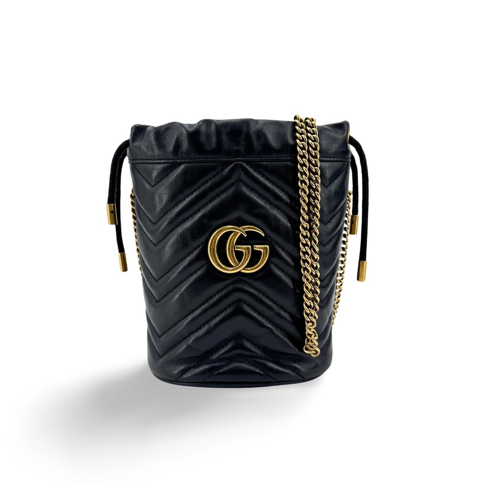 Gucci GG Marmont Bucket Matelasse Leather Mini